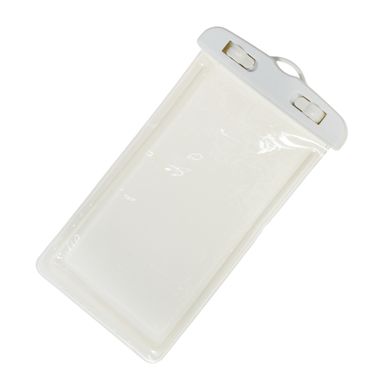Чехол для телефона Supretto водонепроницаемый, белый с прозрачным (46630017)