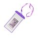 Чехол для телефона Supretto водонепроницаемый, фиолетовый с прозрачным (46630015)